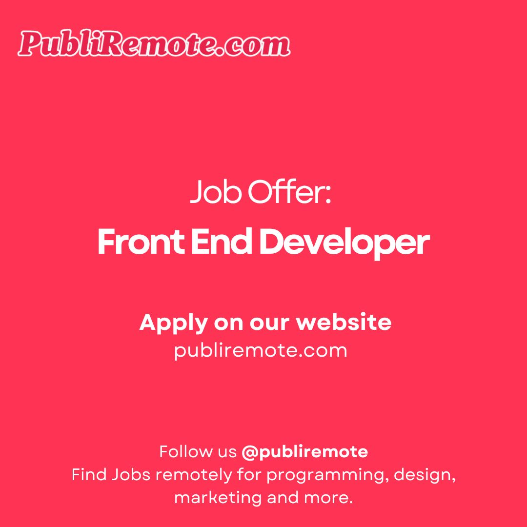 Front End Developer