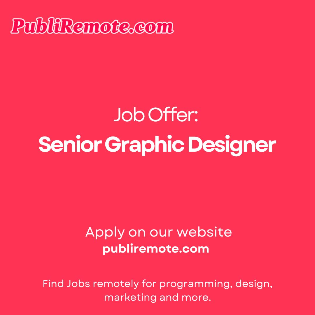 Senior Graphic Designer