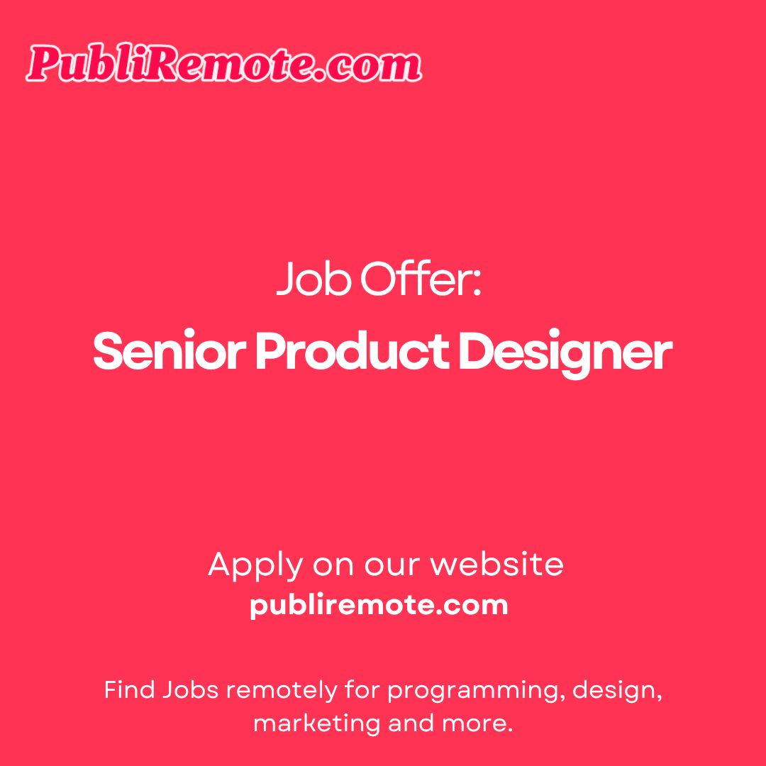 Senior Product Designer