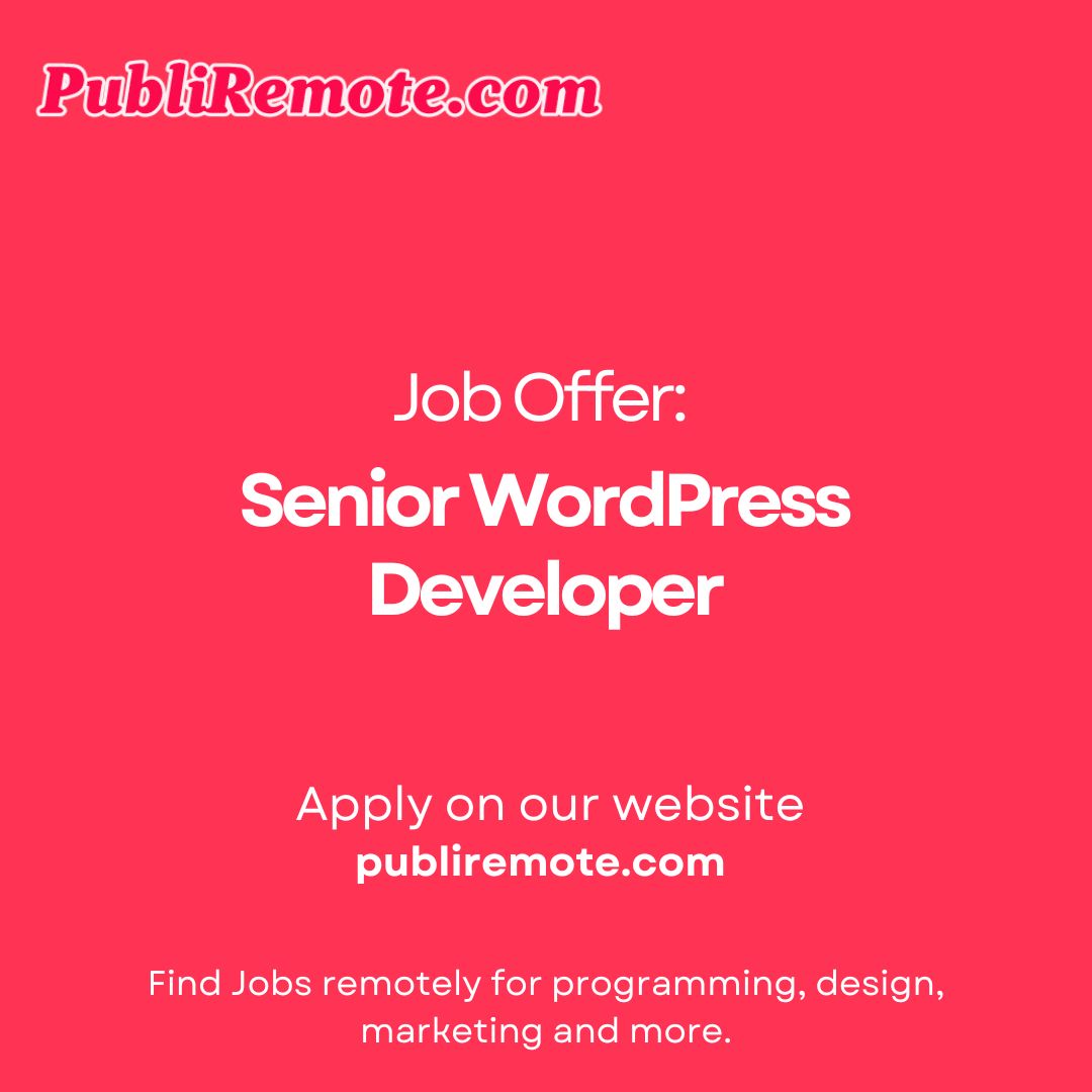 Senior WordPress Developer