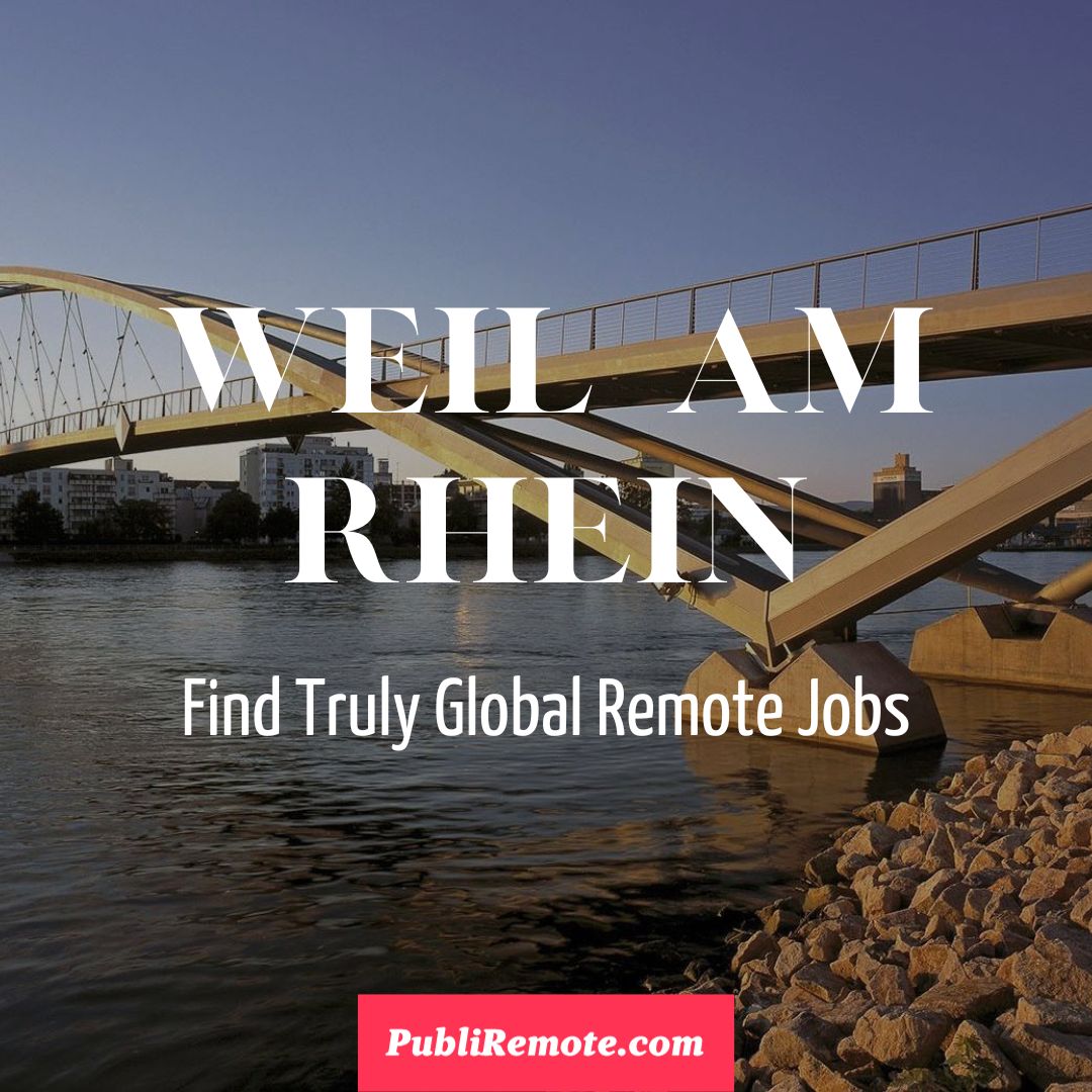 remote jobs in Weil am Rhein