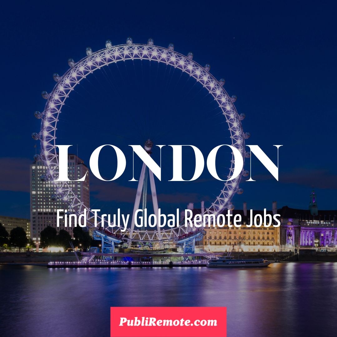 remote jobs in london