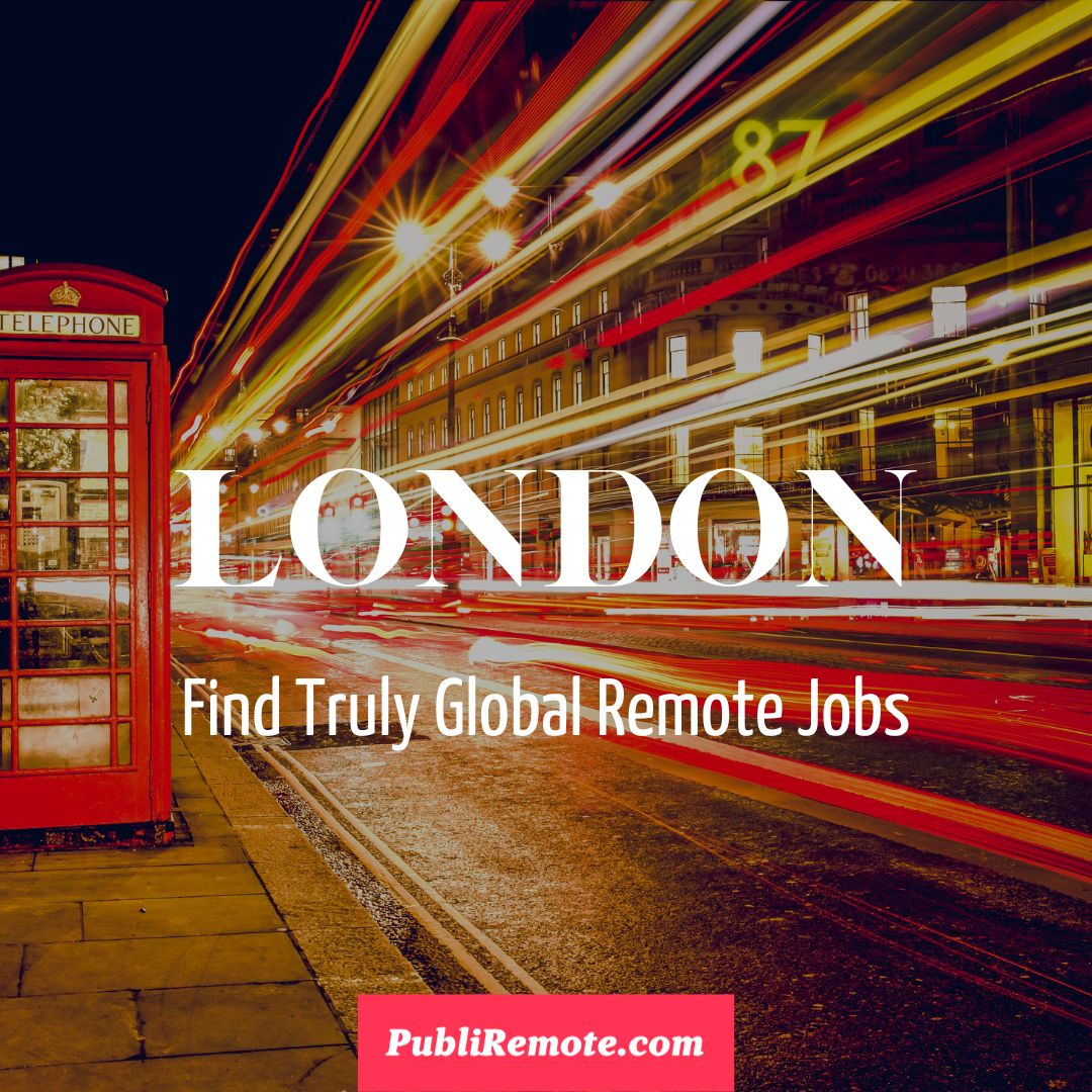 remote jobs in london