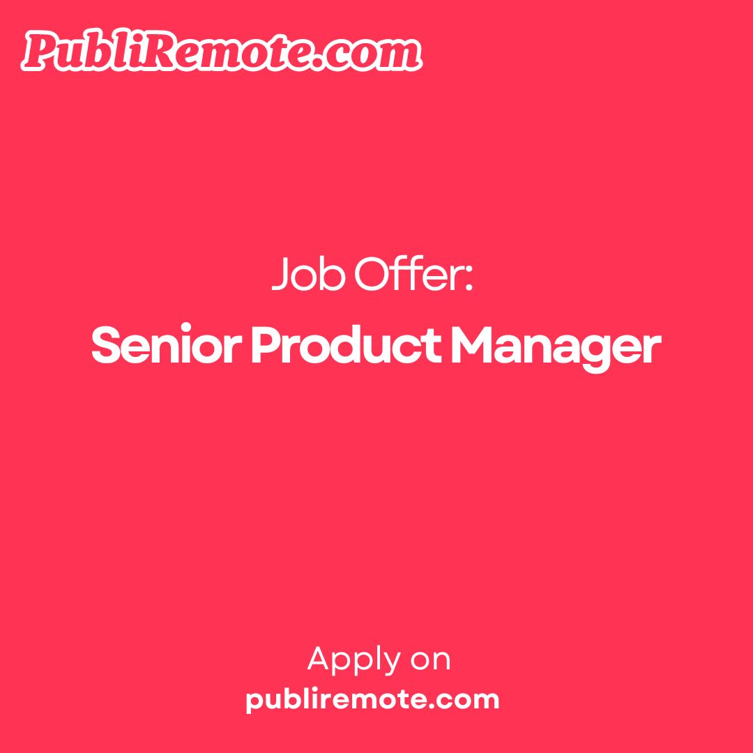 Senior Product Manager