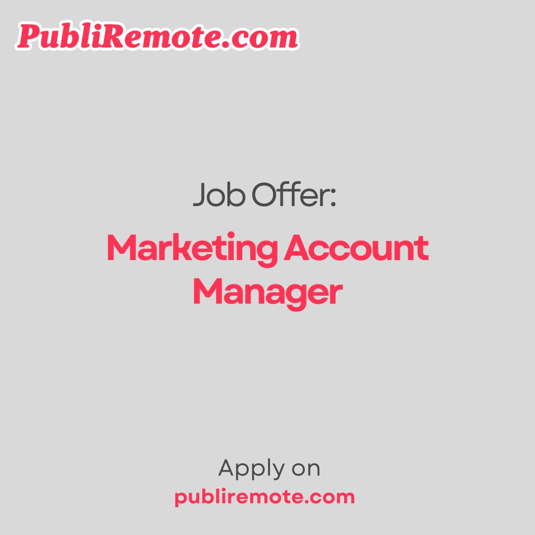 Marketing Account Manager