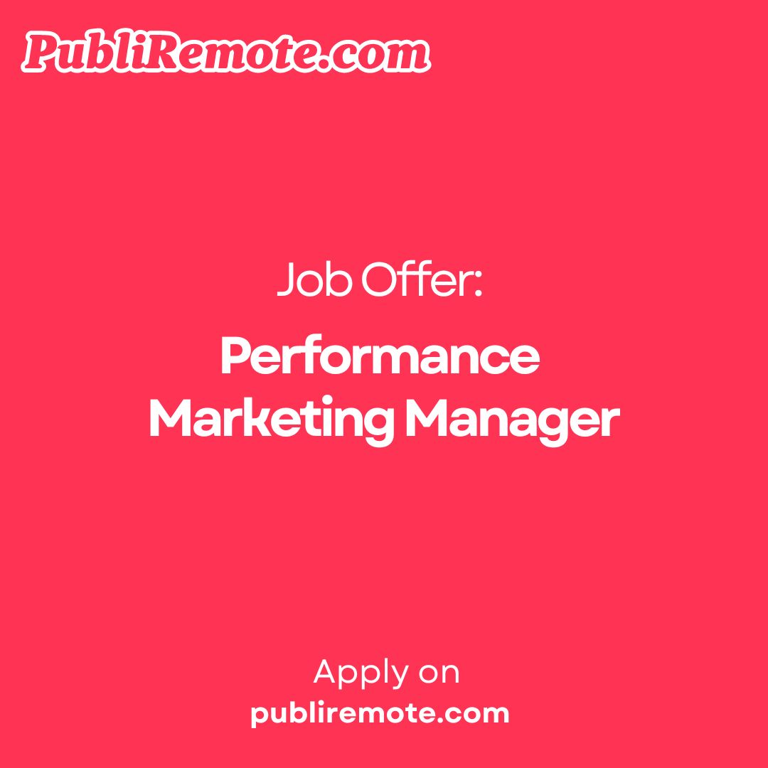 Performance Marketing Manager