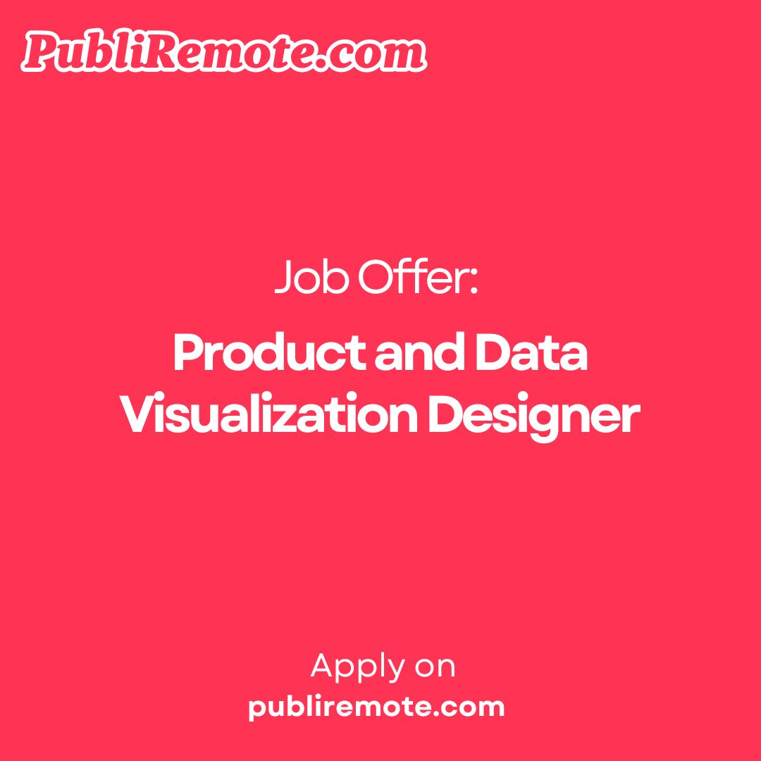 Product and Data Visualization Designer