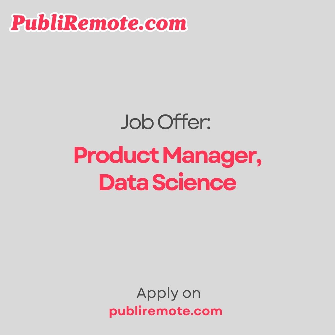 Product Manager, Data Science