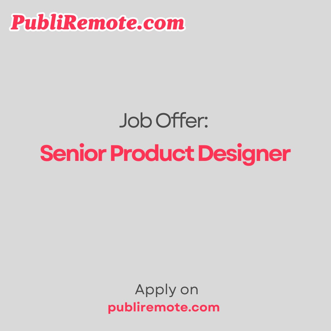 Senior Product Designer