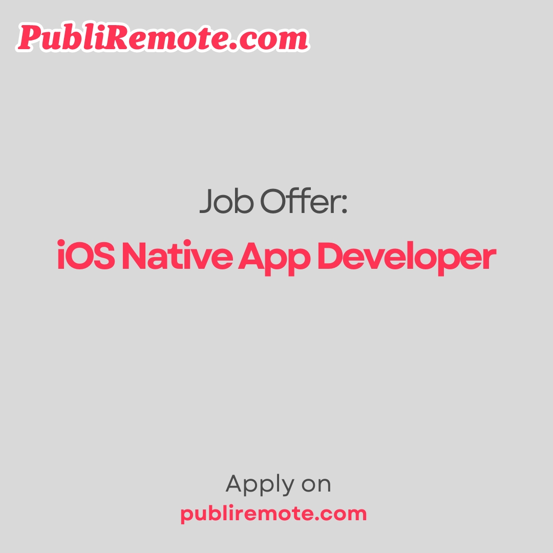 iOS Native App Developer